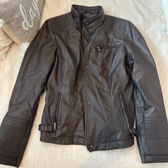 Celebrity Pink Leather Jacket - Picture 1 of 3